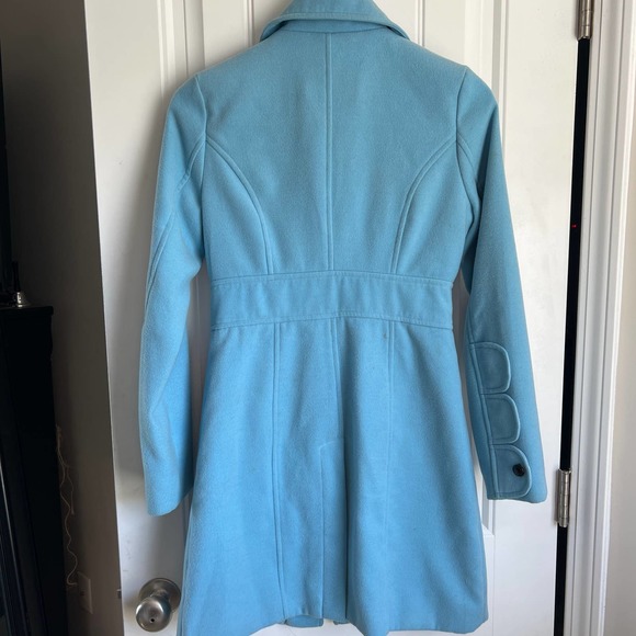 Tulle WMNs blue and white coat szS - Picture 4 of 10